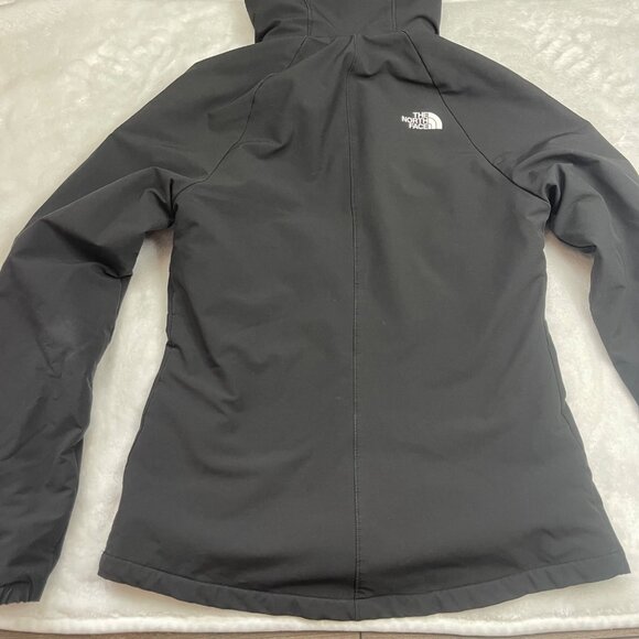 The‎ North Face Shelbe Raschel Hoodie Windwall Jacket Women's Size Small Black - Picture 4 of 12